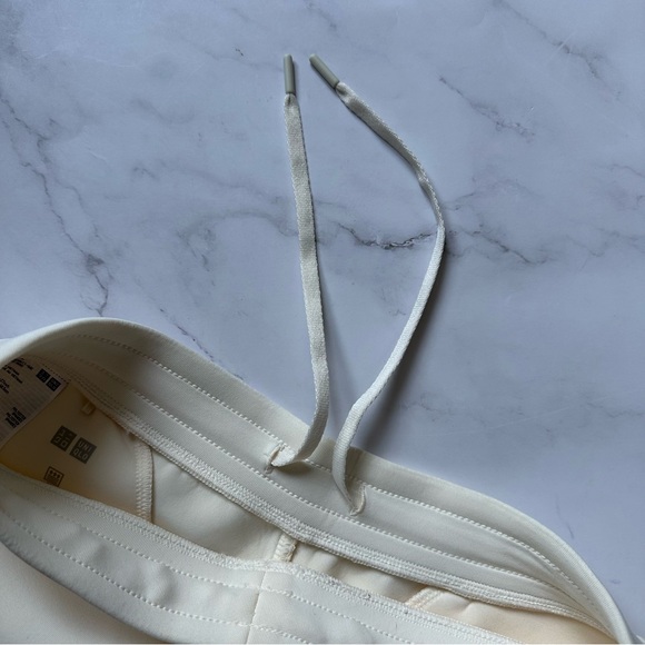 UNIQLO Straight Leg US S Off-White Joggers - Picture 7 of 10